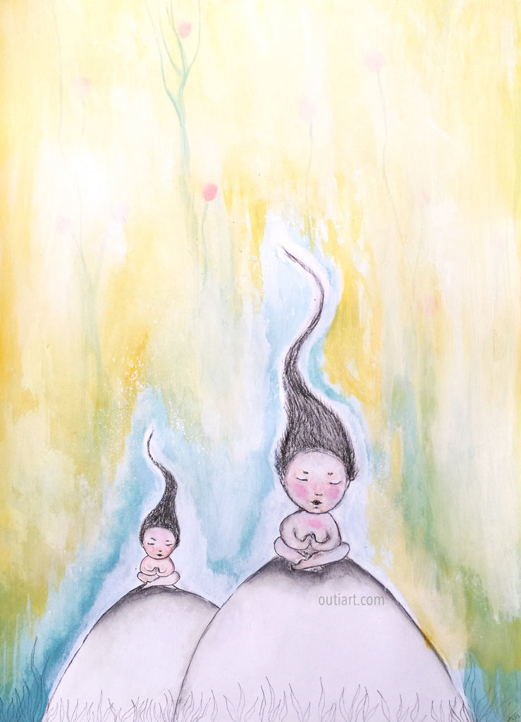 Inside Job, original painting.