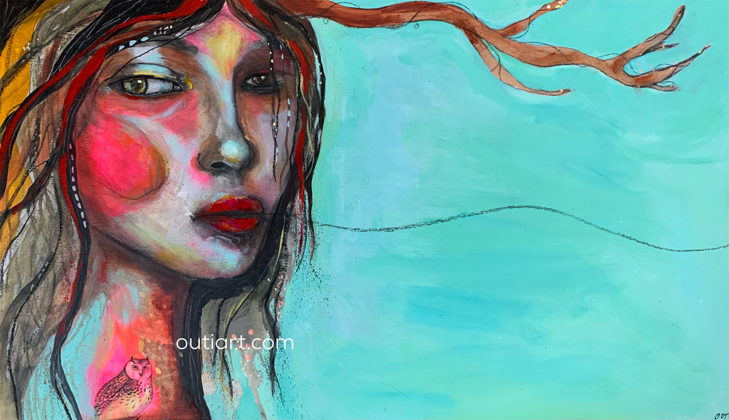 Intention, original painting