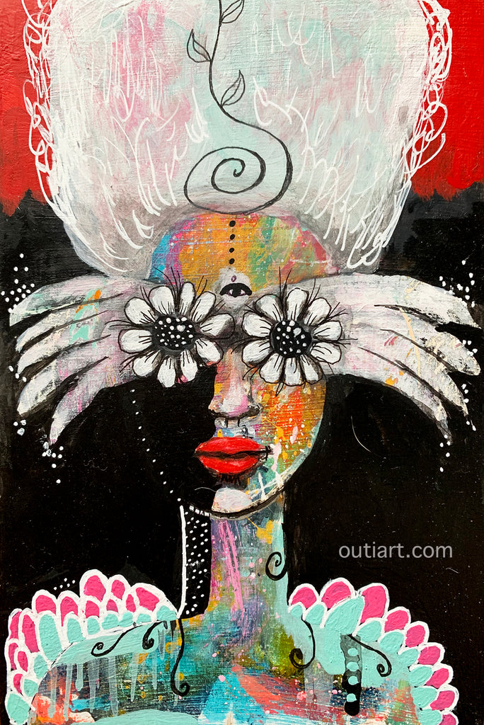 Masquer, original painting