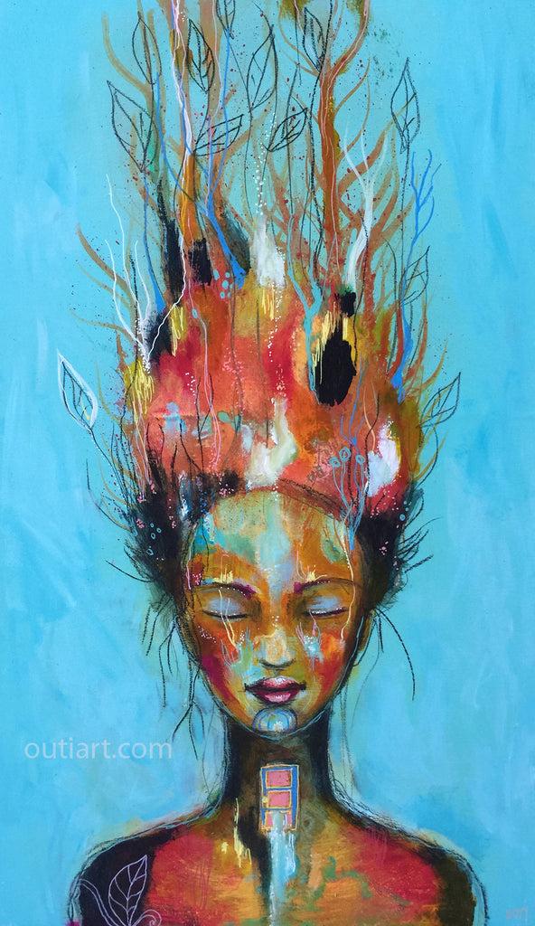 Natural Habitat, original painting