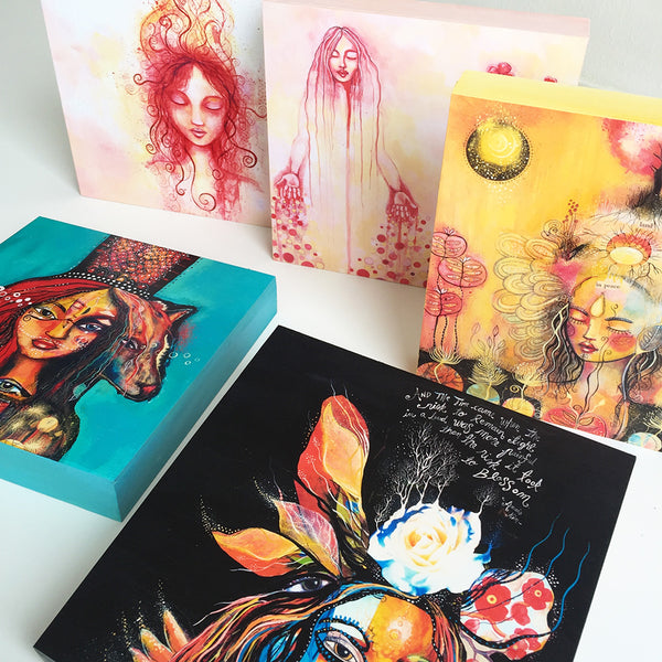 Land in Peace, print on wood