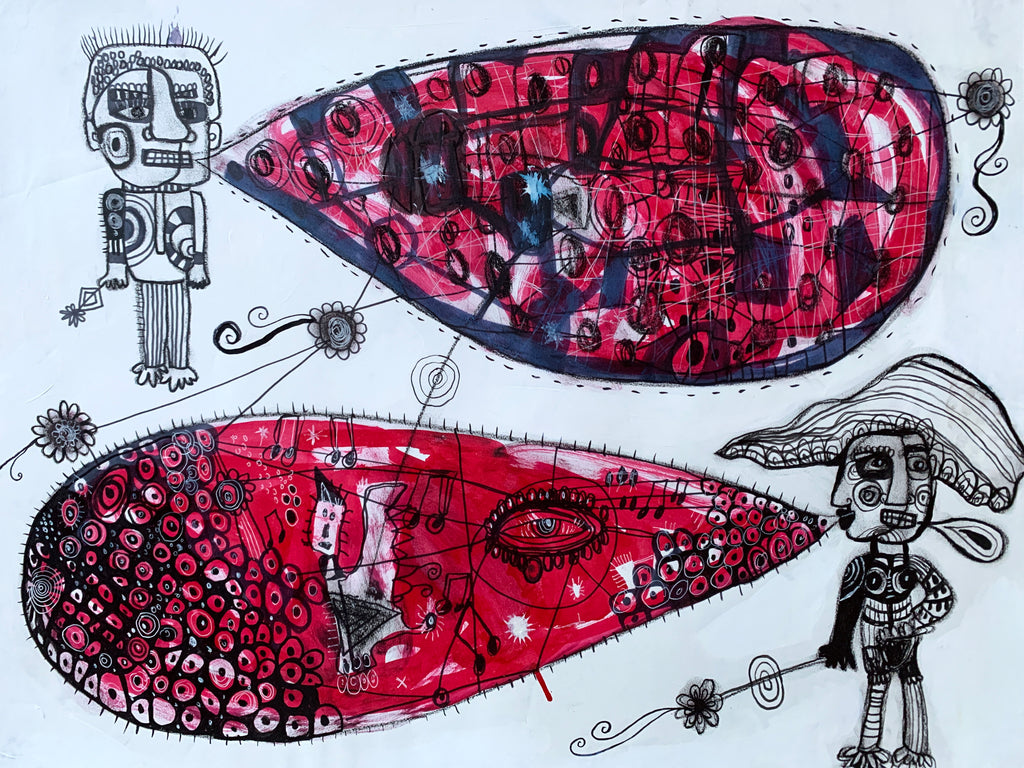 When Things Get Complicated, original painting