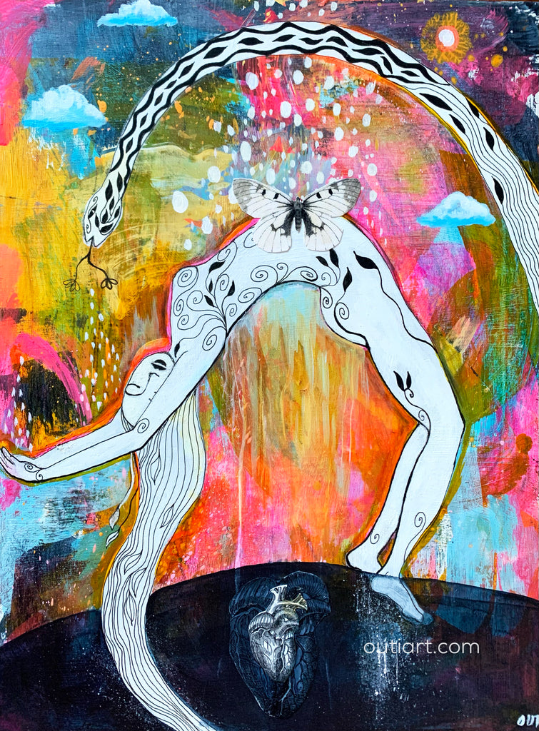 Whole World, original painting