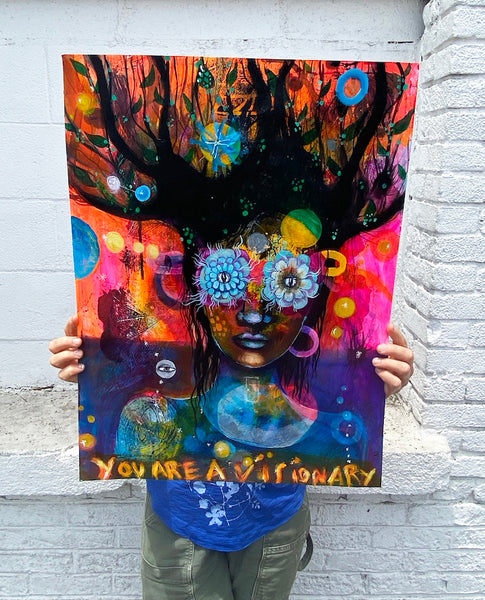You are a Visionary, original painting.