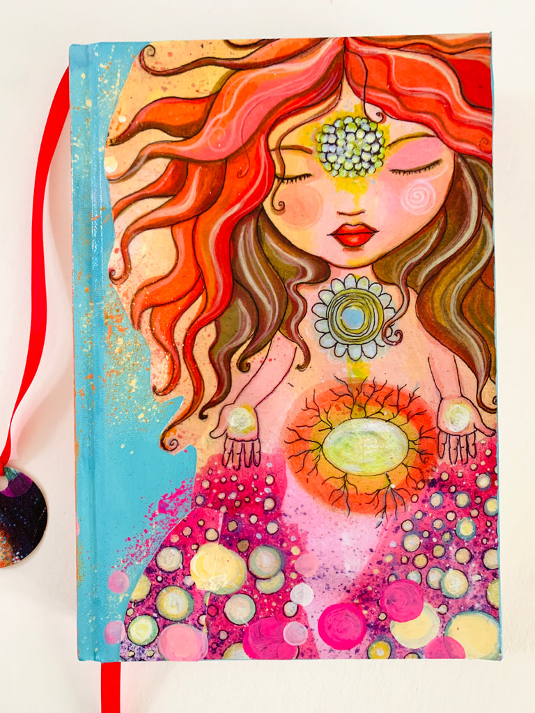 Standing in the Light, hand-painted Journal/Sketchbook