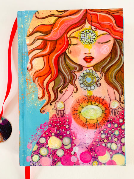 Standing in the Light, hand-painted Journal/Sketchbook
