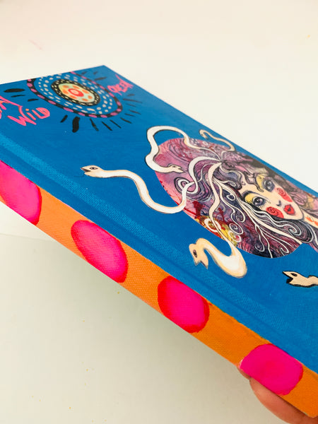 Stay Wild, hand-painted, luxury  Journal/Sketchbook