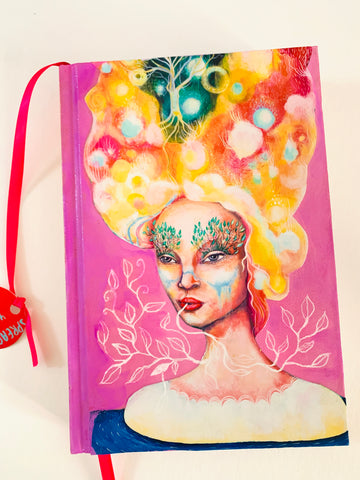 Trusting in Goodness, hand-painted Journal/Sketchbook