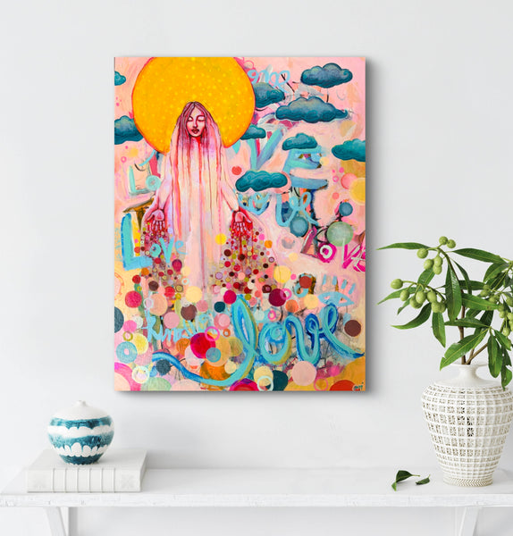 Be With Love, original painting.