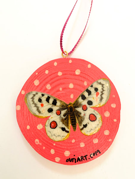 Stay Wild Queen Ornament, original painting