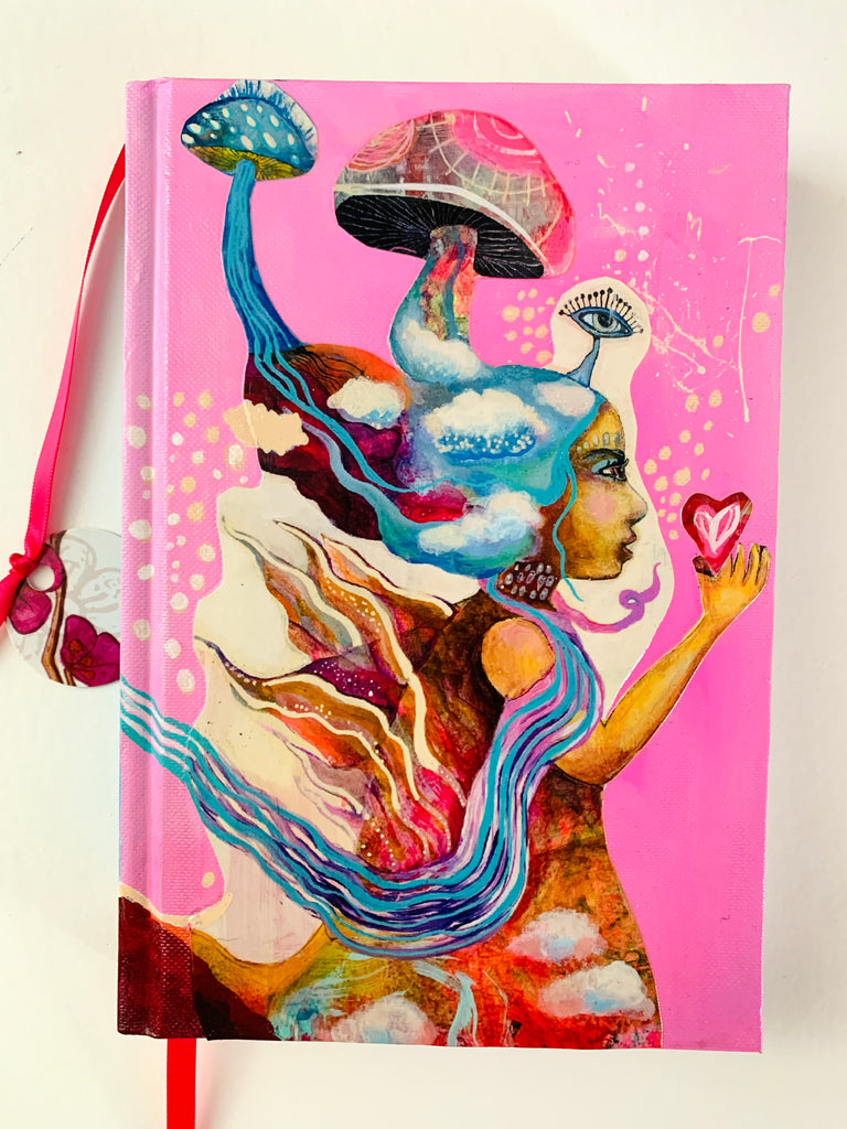 Truth Teller, hand-painted Journal/Sketchbook