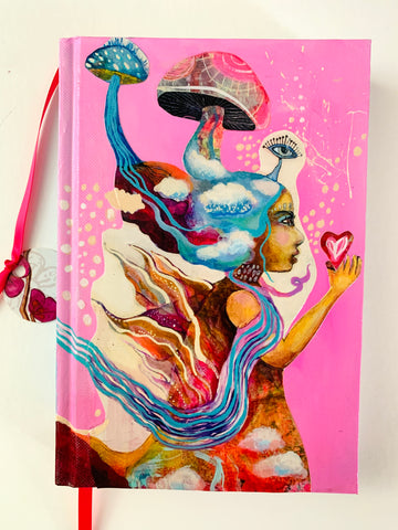Truth Teller, hand-painted Journal/Sketchbook