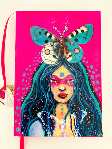 Soul Call, hand-painted, luxury  Journal/Sketchbook (Copy)