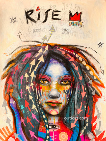 Rise, original painting