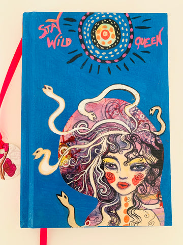 Stay Wild, hand-painted, luxury  Journal/Sketchbook