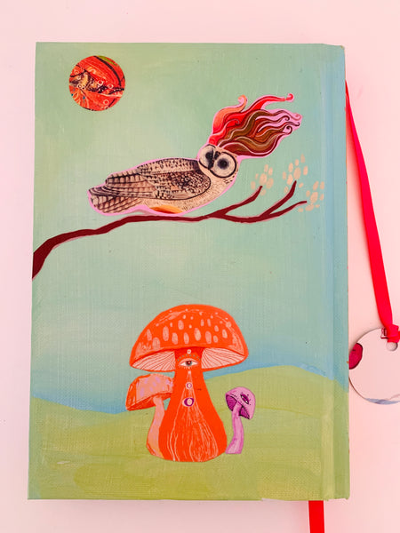 Night Forest, hand-painted, Journal/Sketchbook