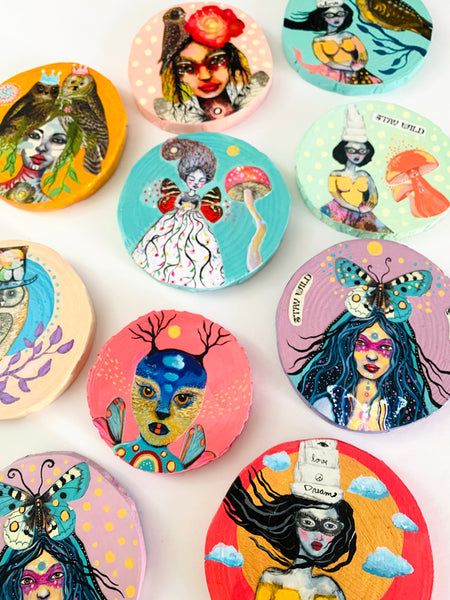 Land of Magic, original mini painting