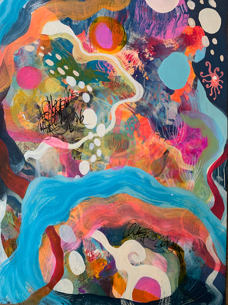 Deep Dive, original painting