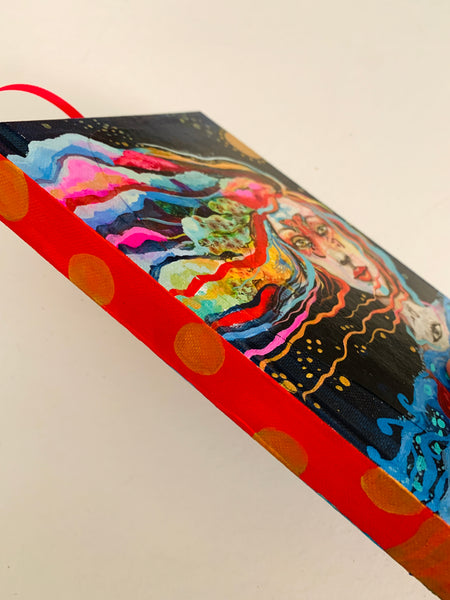 Whale of Desire, hand-painted Journal/Sketchbook