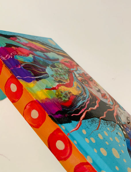 Whale of Desire, hand-painted Journal/Sketchbook