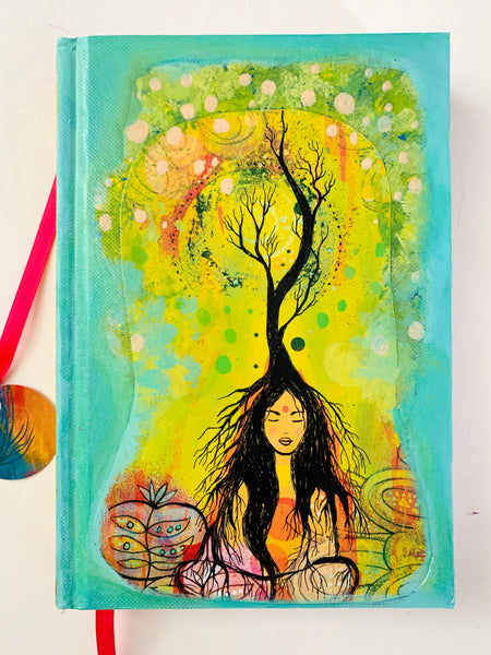 Treedom, hand-painted Journal/Sketchbook
