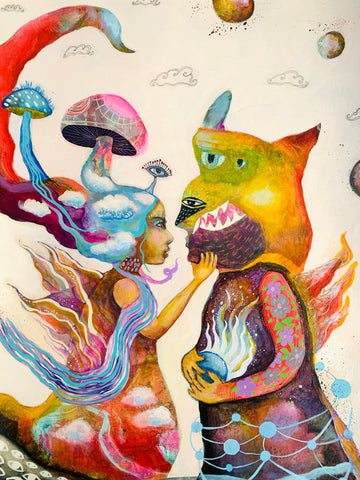 Truth Teller, original painting