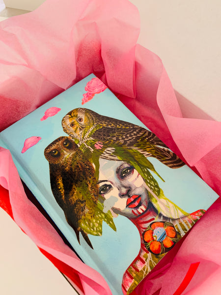 Stay Wild Queen , hand-painted, luxury  Journal/Sketchbook