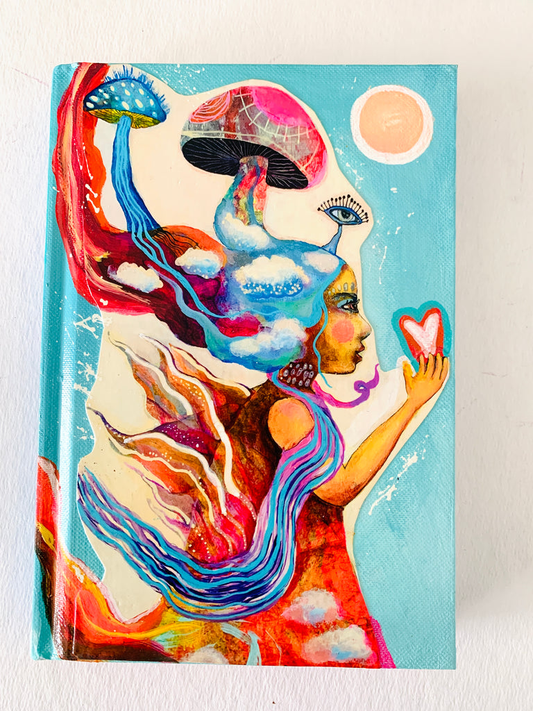 Truth Teller, hand-painted, Journal/Sketchbook