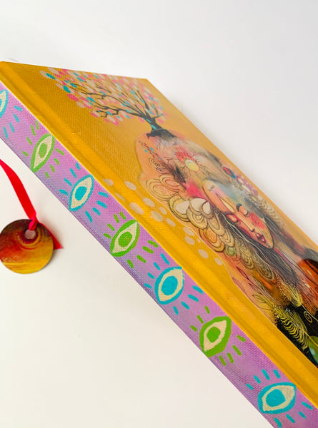 Land in Peace, hand-painted Journal/Sketchbook