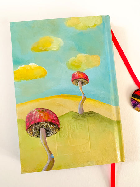 Stay Wild, hand-painted Journal/Sketchbook