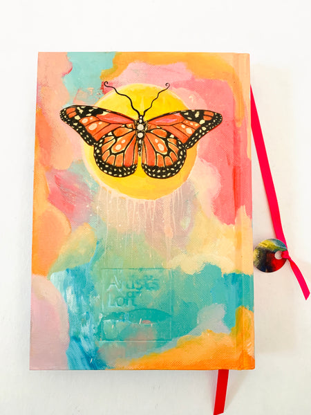 Land in Peace, hand-painted Journal/Sketchbook