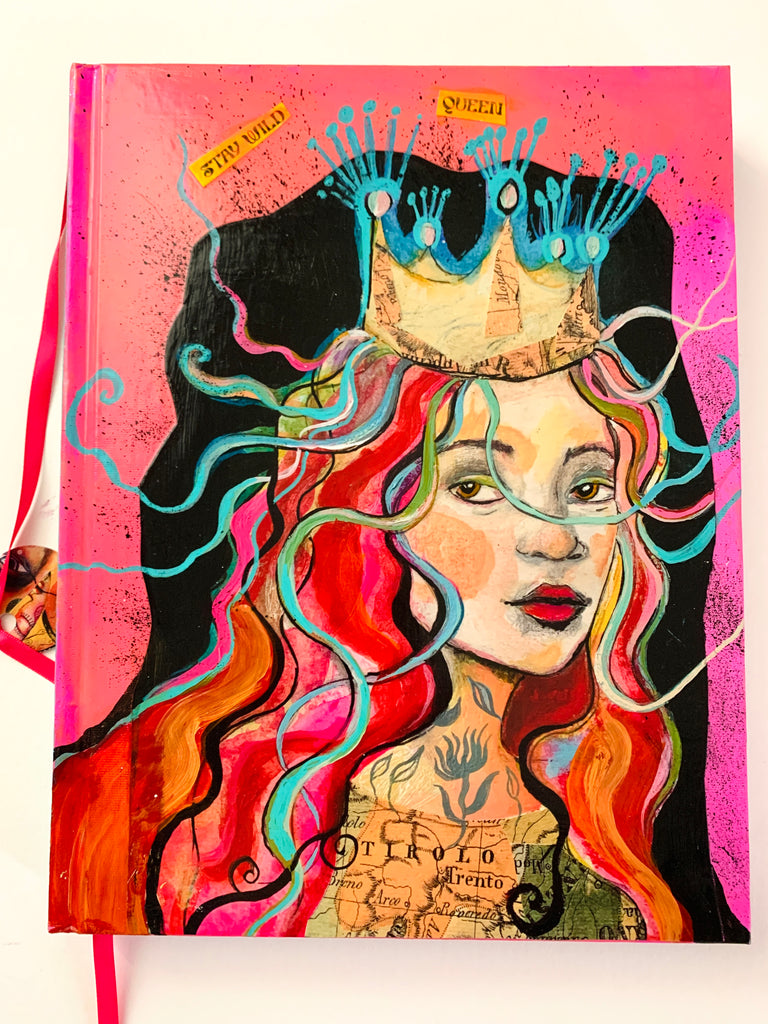 Sweet Wildness, Larger size Hand Painted Journal