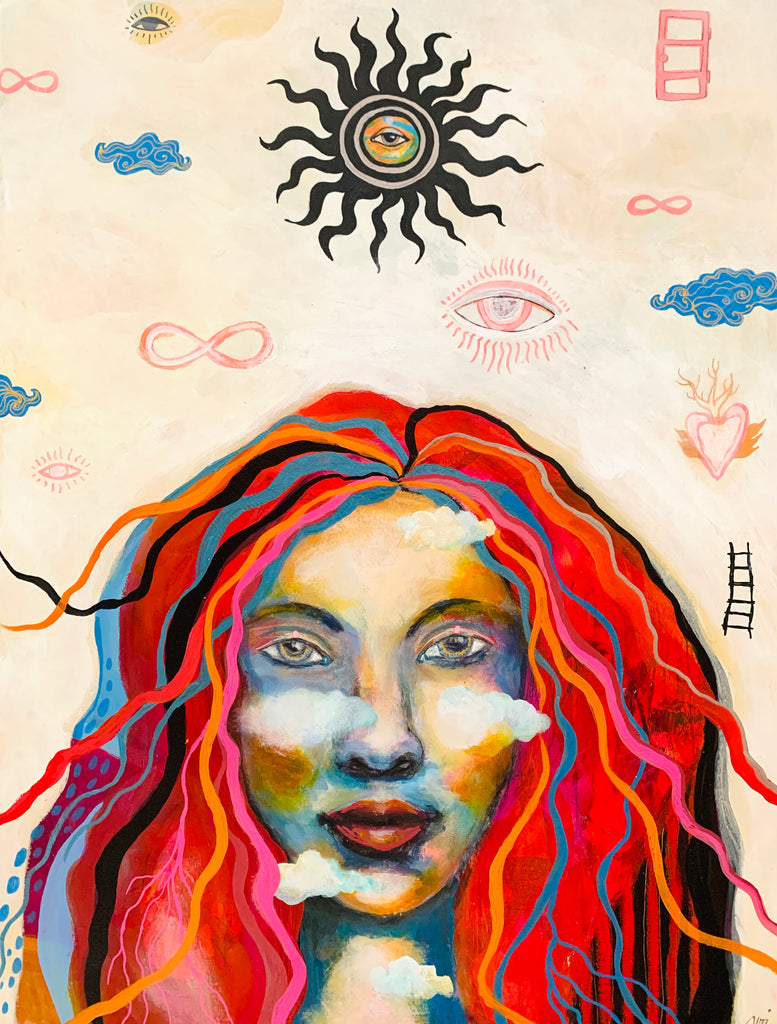 Signs Everywhere, original painting