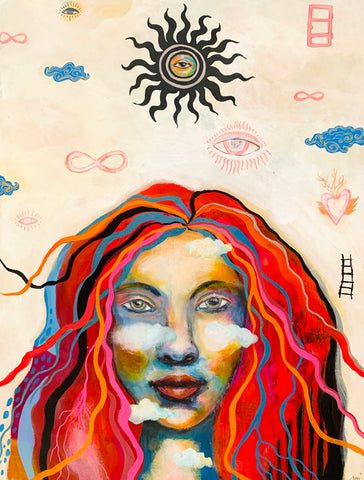Signs Everywhere, original painting