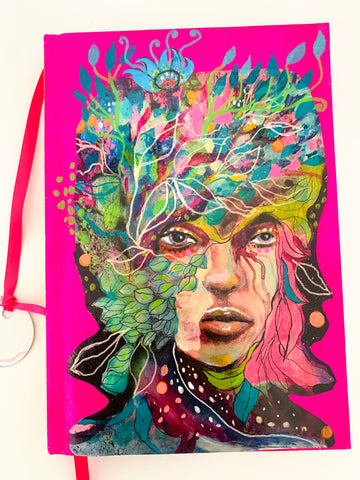 Night Forest, hand-painted, Journal/Sketchbook