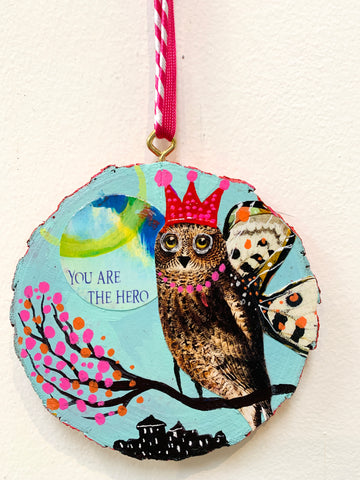 You Are The Hero, original ornament painting