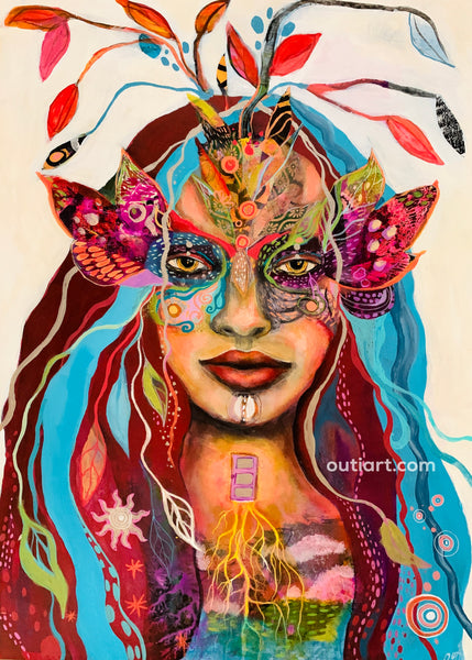 Woven With Wildness, original painting