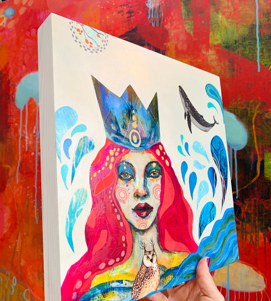 Sea of Wisdom, original painting.