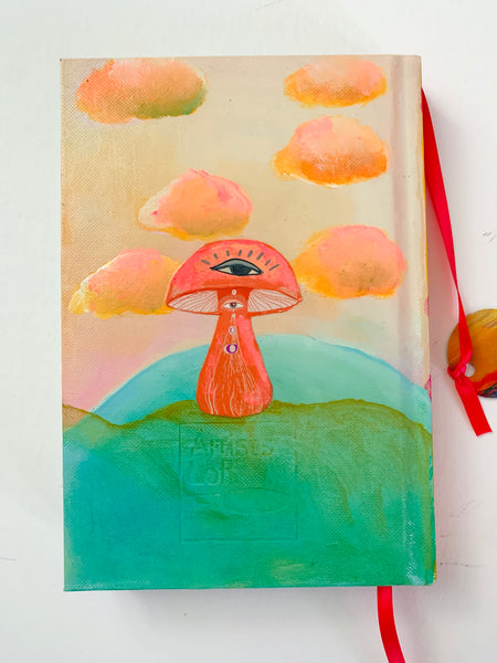 Whale of Desire, hand-painted Journal/Sketchbook