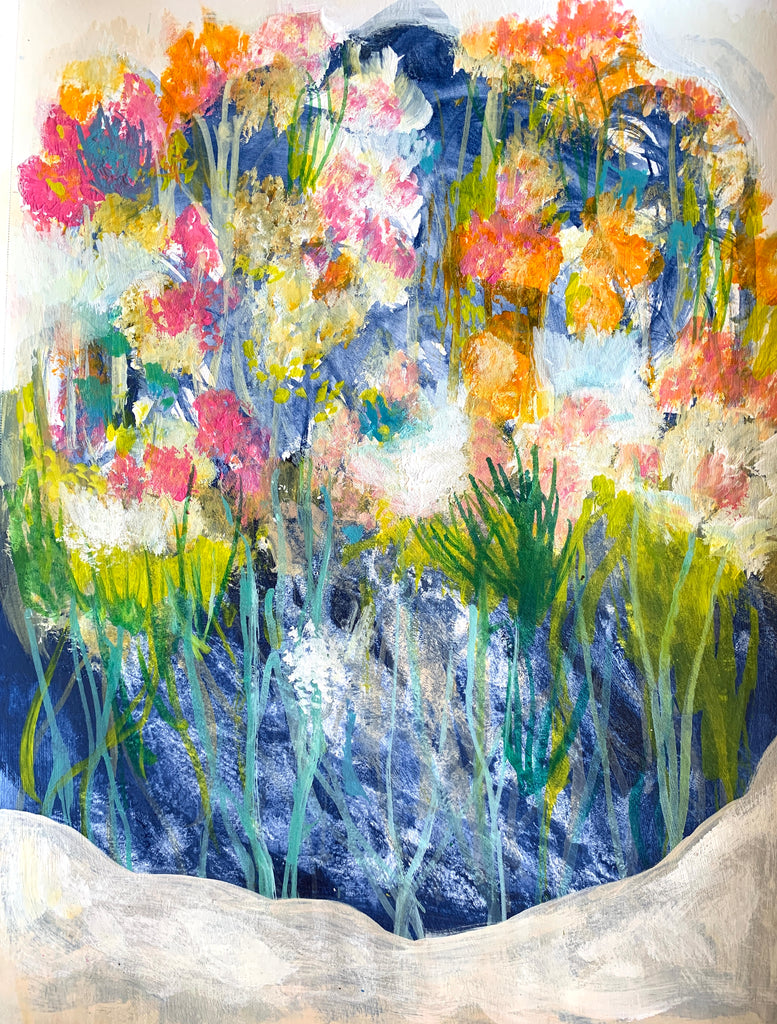 Blooming Together, original painting