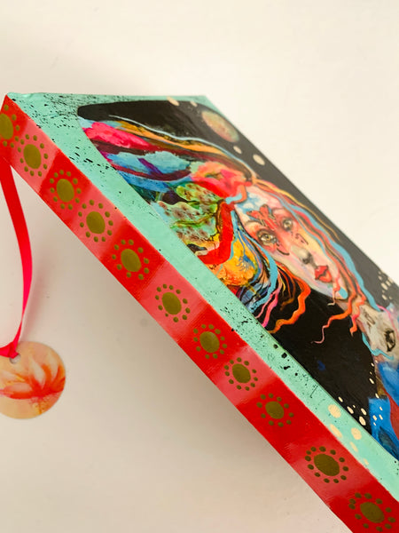 Whale of Desire, hand-painted Journal/Sketchbook