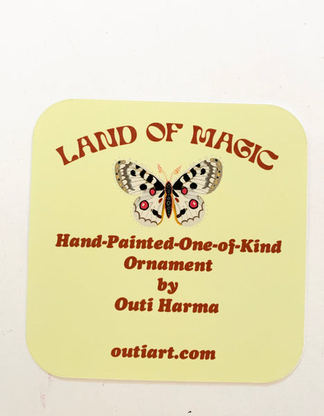 Holding Goodness ornament, original painting