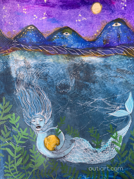 Mer Queen, original painting. – outiart