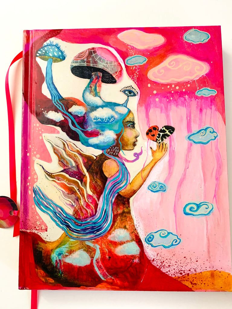Truth Teller, Large size hand-painted Journal