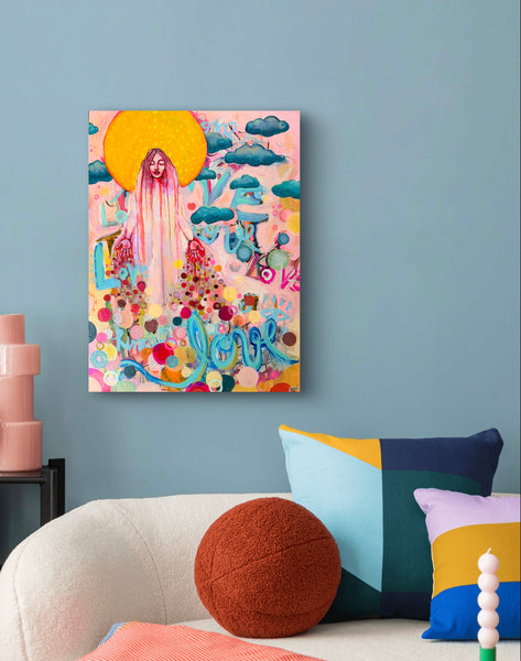Be With Love, original painting.