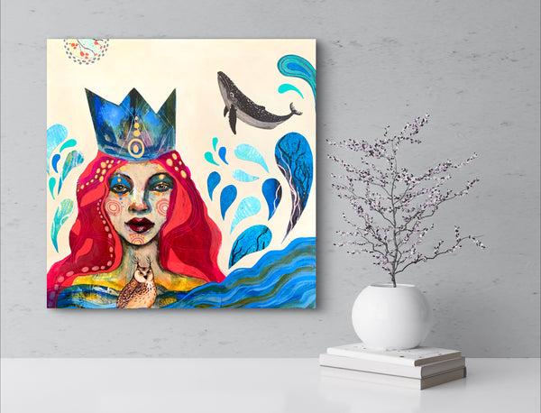 Sea of Wisdom, original painting.