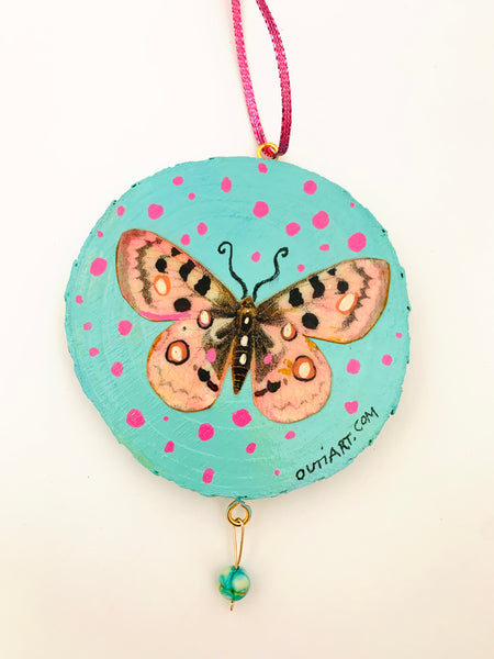 Sweet Dreams, Original Collage Ornament.