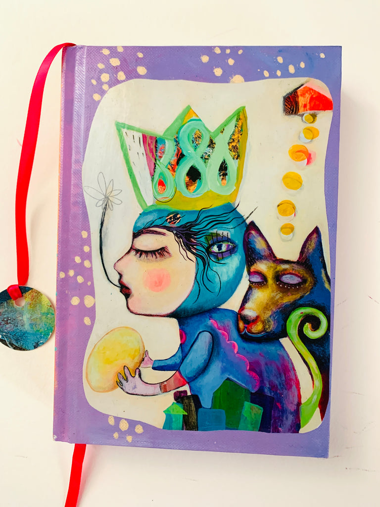 Holding Goodness, hand-painted Journal/Sketchbook