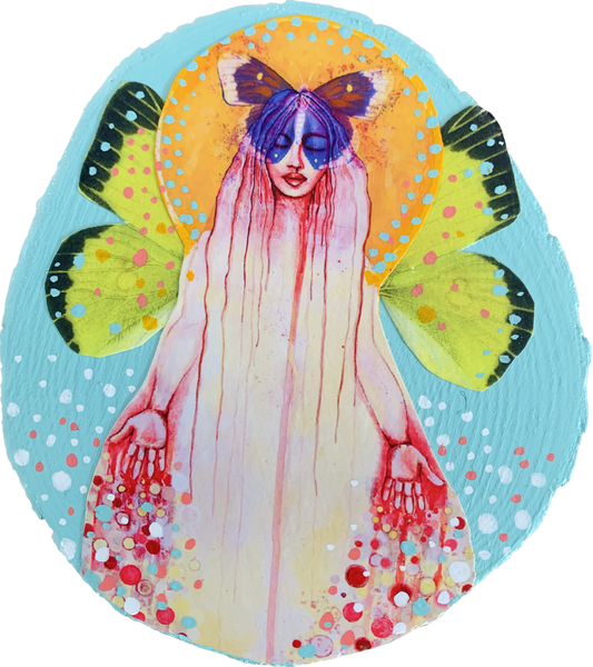 Reflections, original mini painting