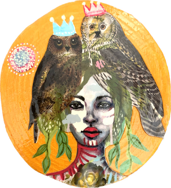 Stay Wild Queen remix, original mini painting